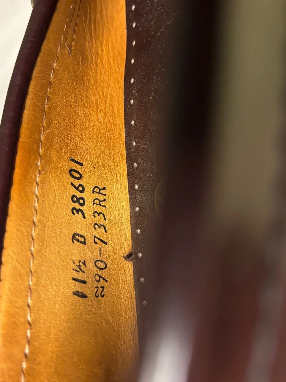 Vintage Sebago Handsewn USA Burgundy Leather Penny Loafers Men’s 11.5 D
